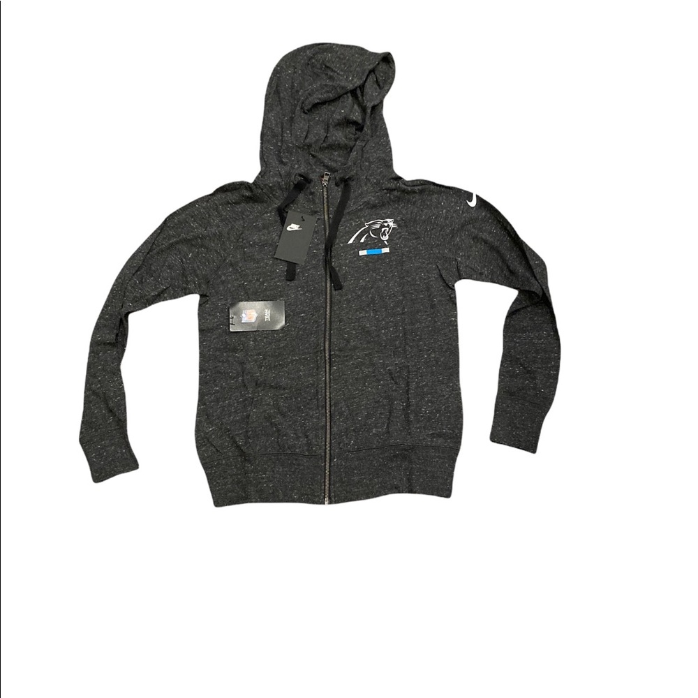 Carolina Panthers Nike Women’s Full Zip Vintage Gym Hoodie‎ Sweatshirt